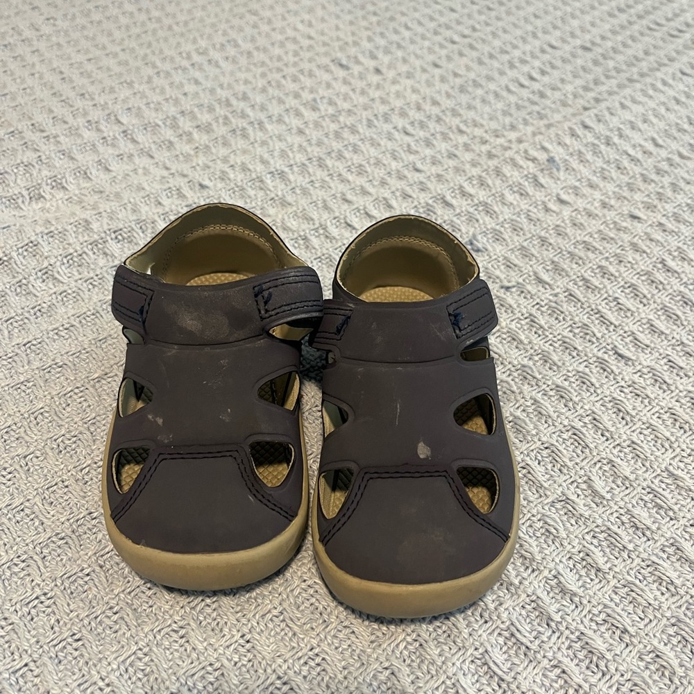 Ten Little Navy Closed-Toe Sandals size 6.5